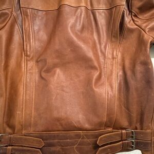 New! Satchel & Page Rider leather Jacket Never Used
